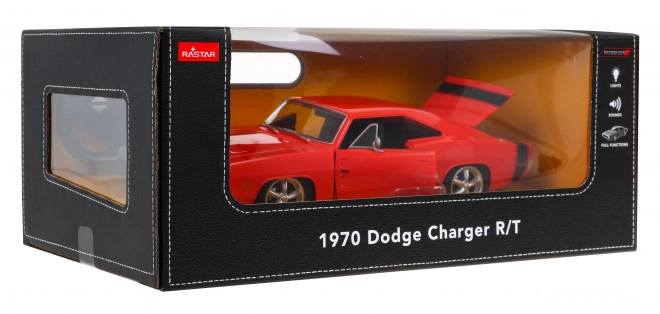 Dodge Charger R/T piros távirányítós autó 1:16 - RASTAR