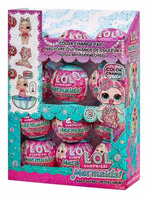 L.O.L. Surprise sellőlány baba, kijelző 12 db