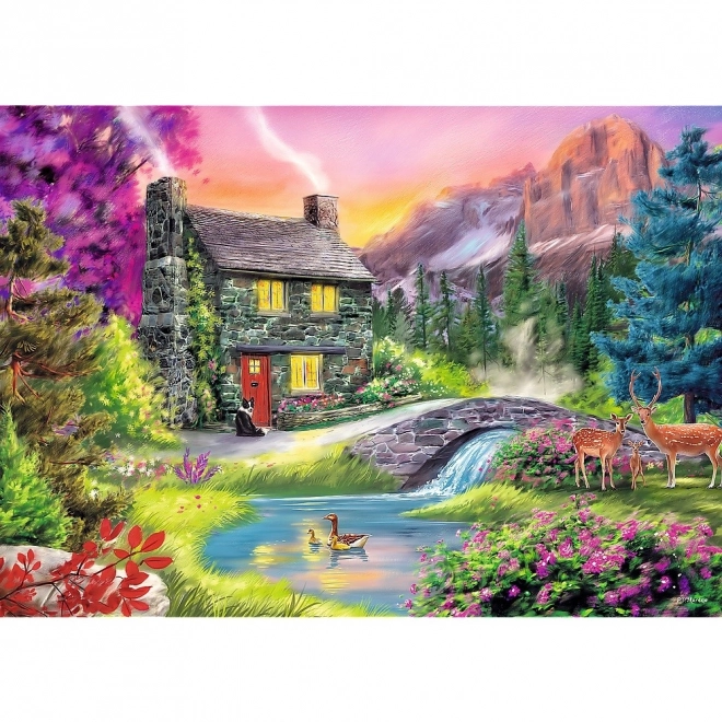 500 darabos puzzle - Hegyi idill