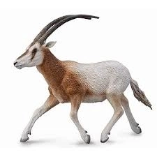 Kopjás oryx figura