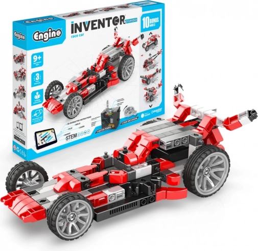 Engino Inventor motoros versenyautó – 10 modell