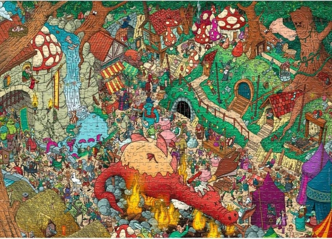 Heye puzzle fantáziaföld 1000 darabos