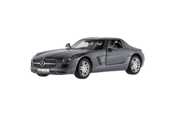 Visszahúzható Mercedes-Benz SLS AMG fémmodell autó
