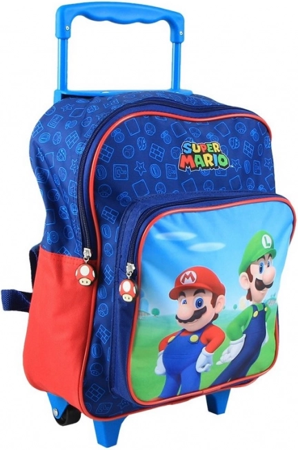 Gyerek hátizsák kerekekkel Super Mario