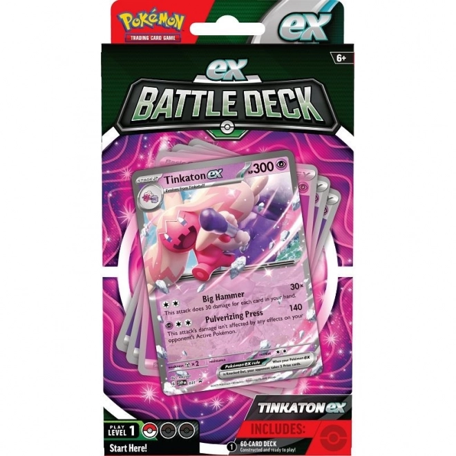 Pokémon kártya csomag Tinkaton Battle Deck