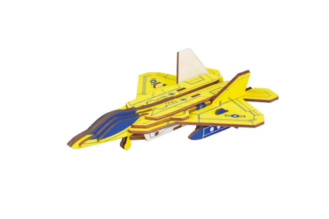 woodcraft fából készült 3d puzzle vadászrepülő f22 raptor