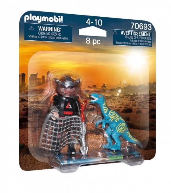 Playmobil duo csomag Velociraptor vadászat