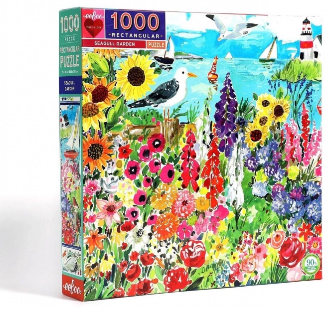 Zahrada sirályokkal puzzle 1000 darabos