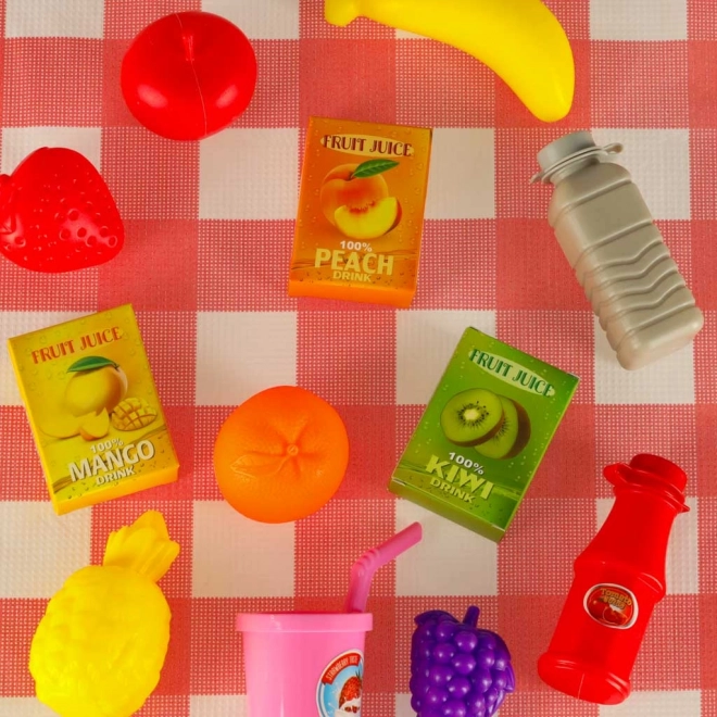 Piknik kosár gyorsételekkel