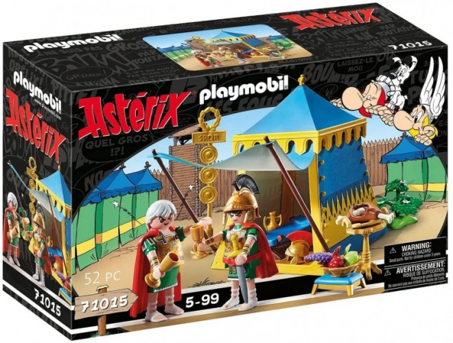 Asterix: parancsnoki sátor tábornokokkal