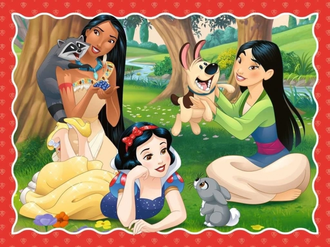 Ravensburger Disney hercegnők puzzle - 4 az 1-ben