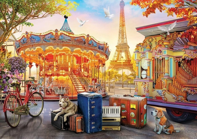 Puzzle Lunapark Párizsban 2000 darabos
