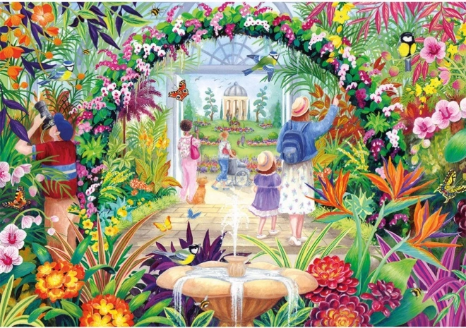 Botanikus kert puzzle 500 darabos