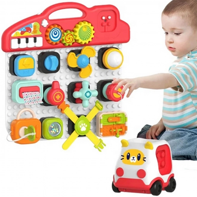 Montessori érzékelő tábla - Színes aktivitási panel