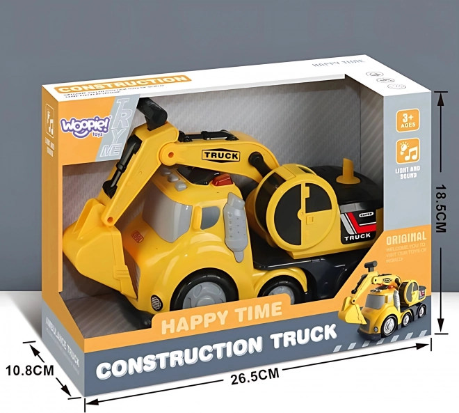 Kotrógép City Truck fény- és hanghatásokkal