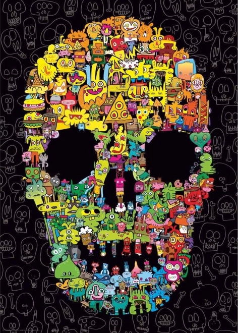 Heye puzzle – Doodle Skull barátai