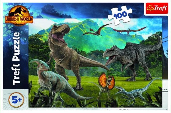 Jurassic Park 100 darabos dinoszaurusz puzzle