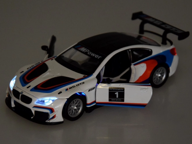 Sportautó modell BMW M6 GT3 1:32 méretarány