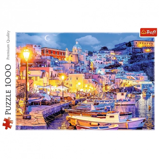 1000 darabos puzzle Procida szigete éjjel Olaszország