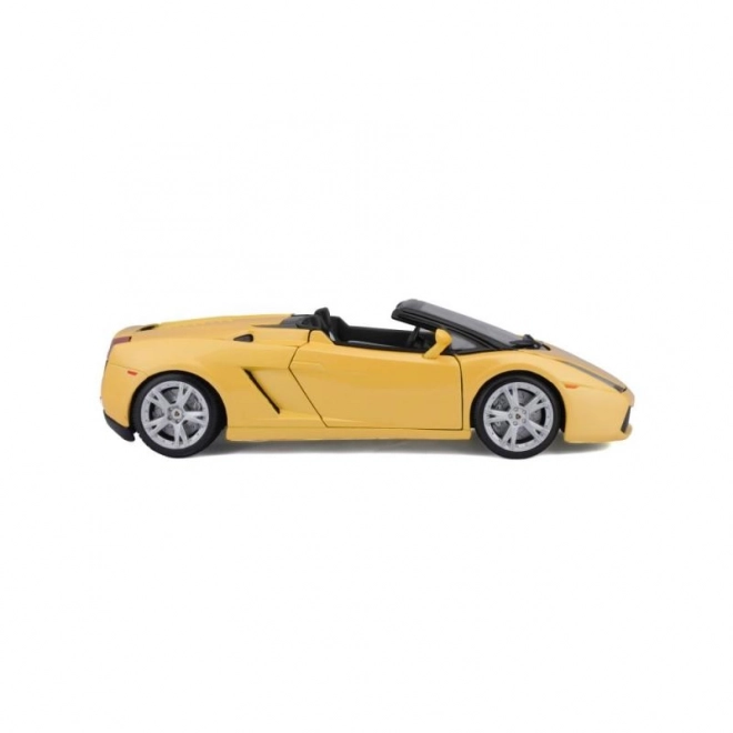 Bburago lamborghini gallardo spyder fémmodell sárga 1:18