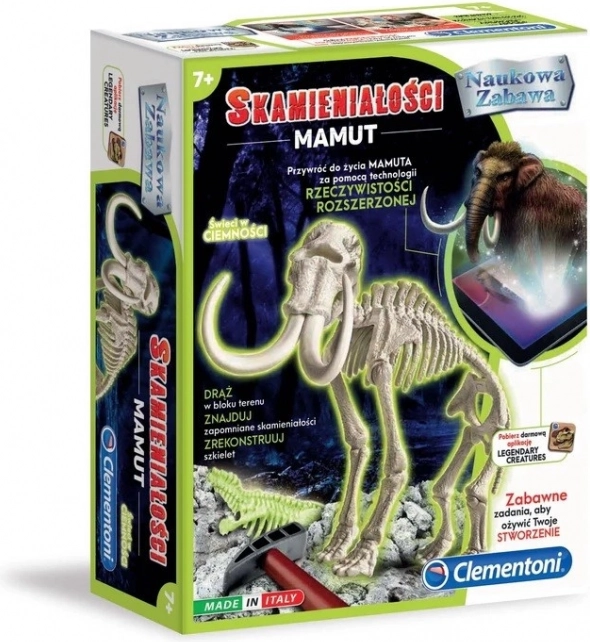 Mamut kövületek tudományos készlet