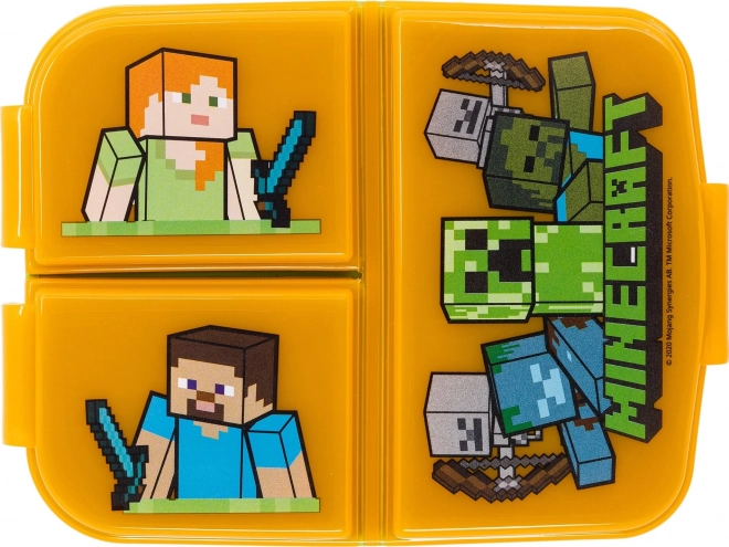 Minecraft több rekeszes uzsonnás doboz