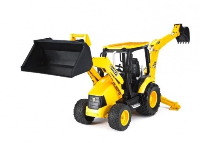 jcb midi traktor homlokrakodóval és kotrógéppel