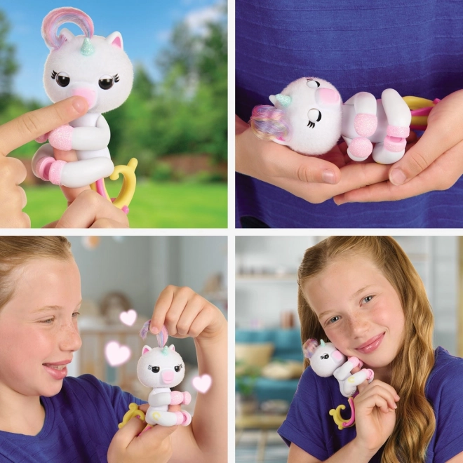 Interaktív Fingerlings Majom Lila Charlie