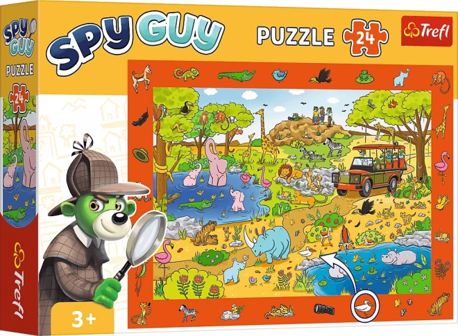 Spy Guy - safari 24 darabos puzzle