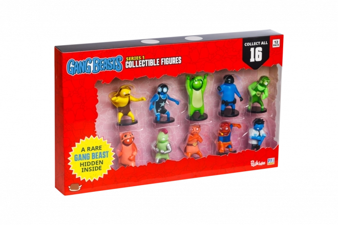 Gang Beasts minifigura készlet, 12 db, 1. széria