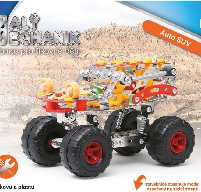 Kis Mechanikus SUV autó építőkészlet