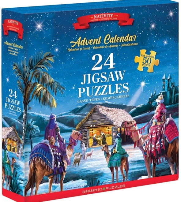 Adventi naptár puzzle: Jézus születése