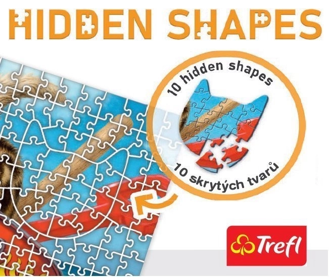 Trefl hidden shapes puzzle 1060 darabos - víz alatti élet