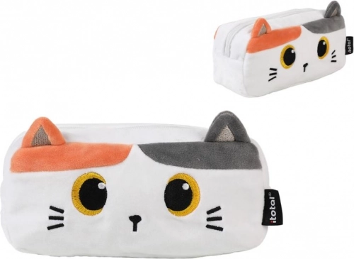 Plüss tolltartó narancssárga cica Cat Lovers