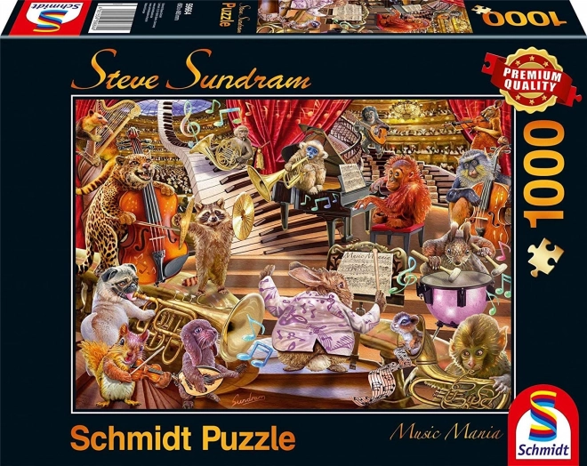 Zene Mánia Puzzle 1000 Darabos