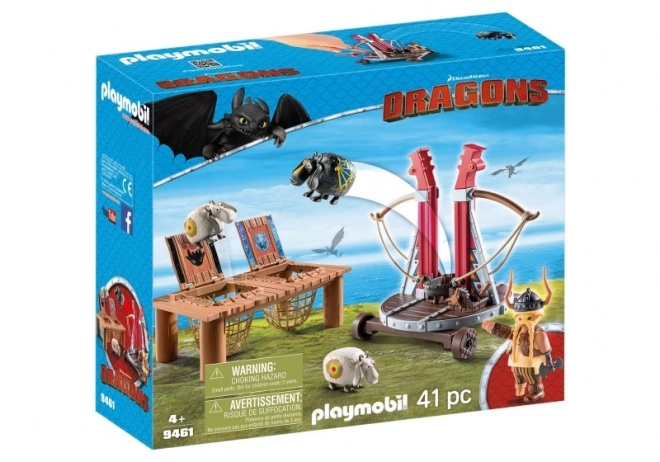 Playmobil Dragons pofázó ballista készlet