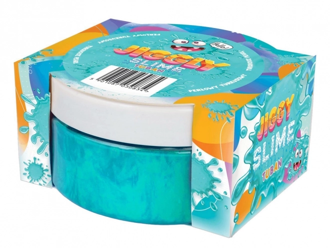 Jiggly perle slime - türkiz 200g