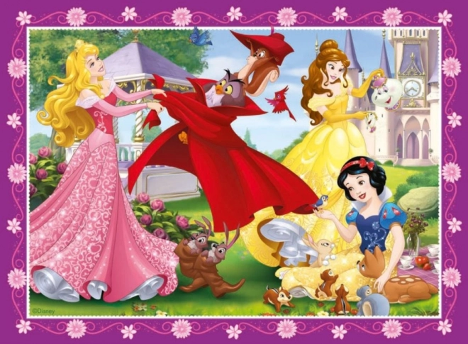 Disney hercegnők gondoskodó készségek Ravensburger puzzle 4 az 1-ben