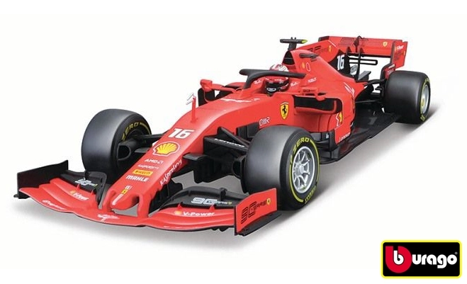 Ferrari Racing F1 2019 SF90 Leclerc fém autómodell 1:18