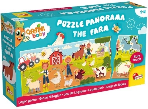 Carotina Baby Panoráma Puzzle - Farm