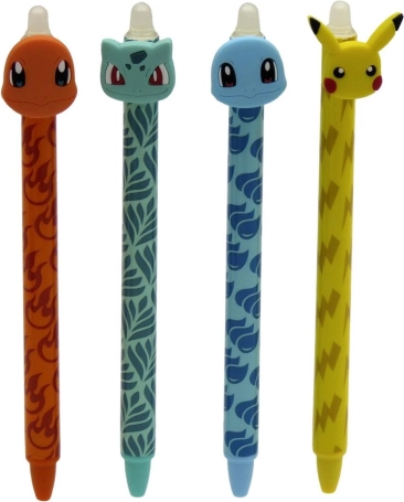 Radírozható Pokémon toll gumivégződéssel