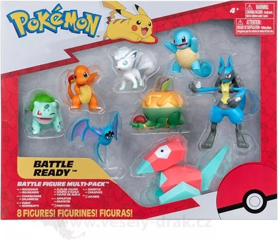 Sada 8 figurák Pokémonokból