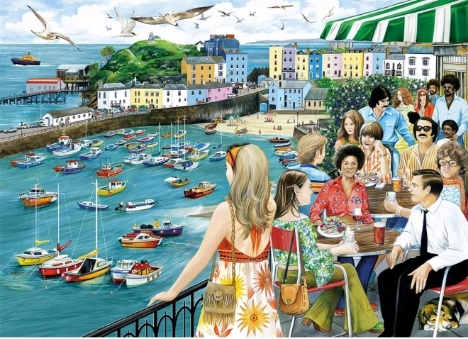 Puzzle Vacsora Tenbyben 1000 darab