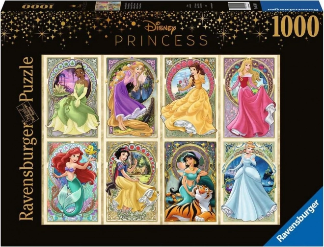 Ravensburger puzzle Disney szecessziós hercegnők 1000 darabos