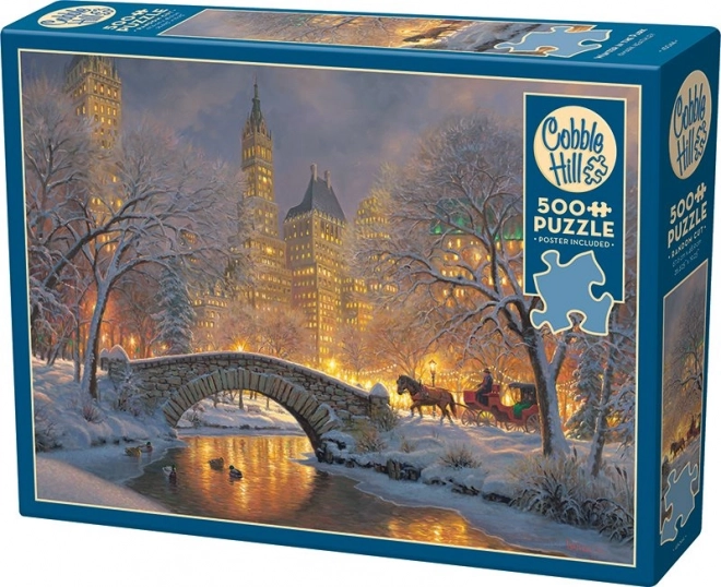 Téli Park Puzzle 500 Darab - Cobble Hill