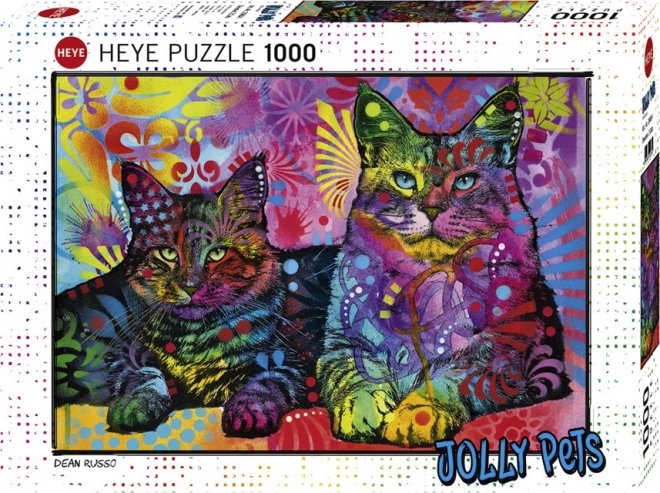 Heye puzzle jolly pets macskák tís darabos kirakó