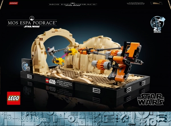 LEGO STAR WARS dioráma: fogatverseny Mos Espában