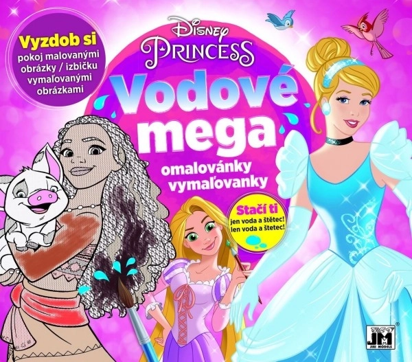 Disney Hercegnők varázslatos vizes kifestőkönyv