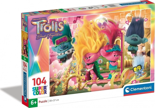 Clementoni Trollok puzzle 3, 104 darabos