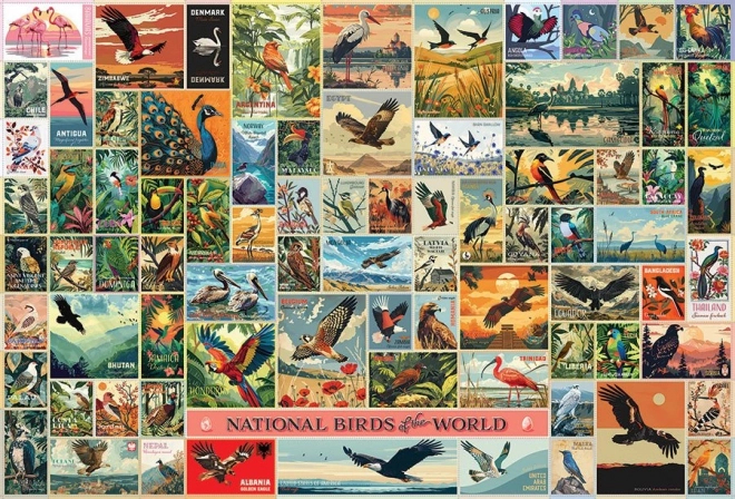 Cobble Hill Világszerte Madarak Puzzle 2000 Darabból
